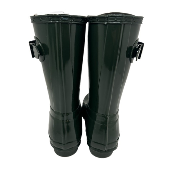 NEW HUNTER Short Rain Boot/GLOSS GREEN/SIZE 6 - Picture 4 of 11